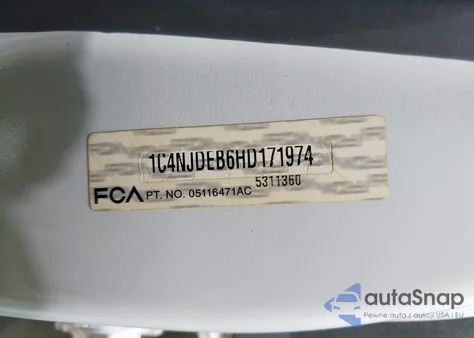 2017 Jeep Compass High Altitude 4X4 из США, поврежденный, VIN 1C4NJDEB6HD171974